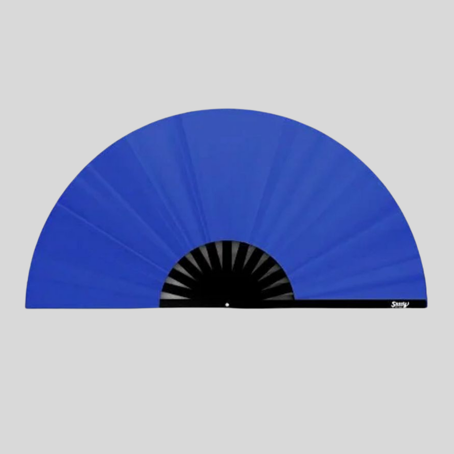 Premium Bamboo Fan – Blue
