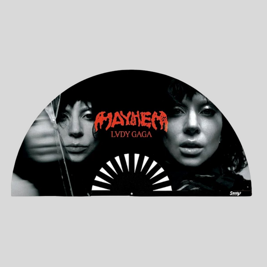 Premium Bamboo Fan – Mayhem Lady Gaga