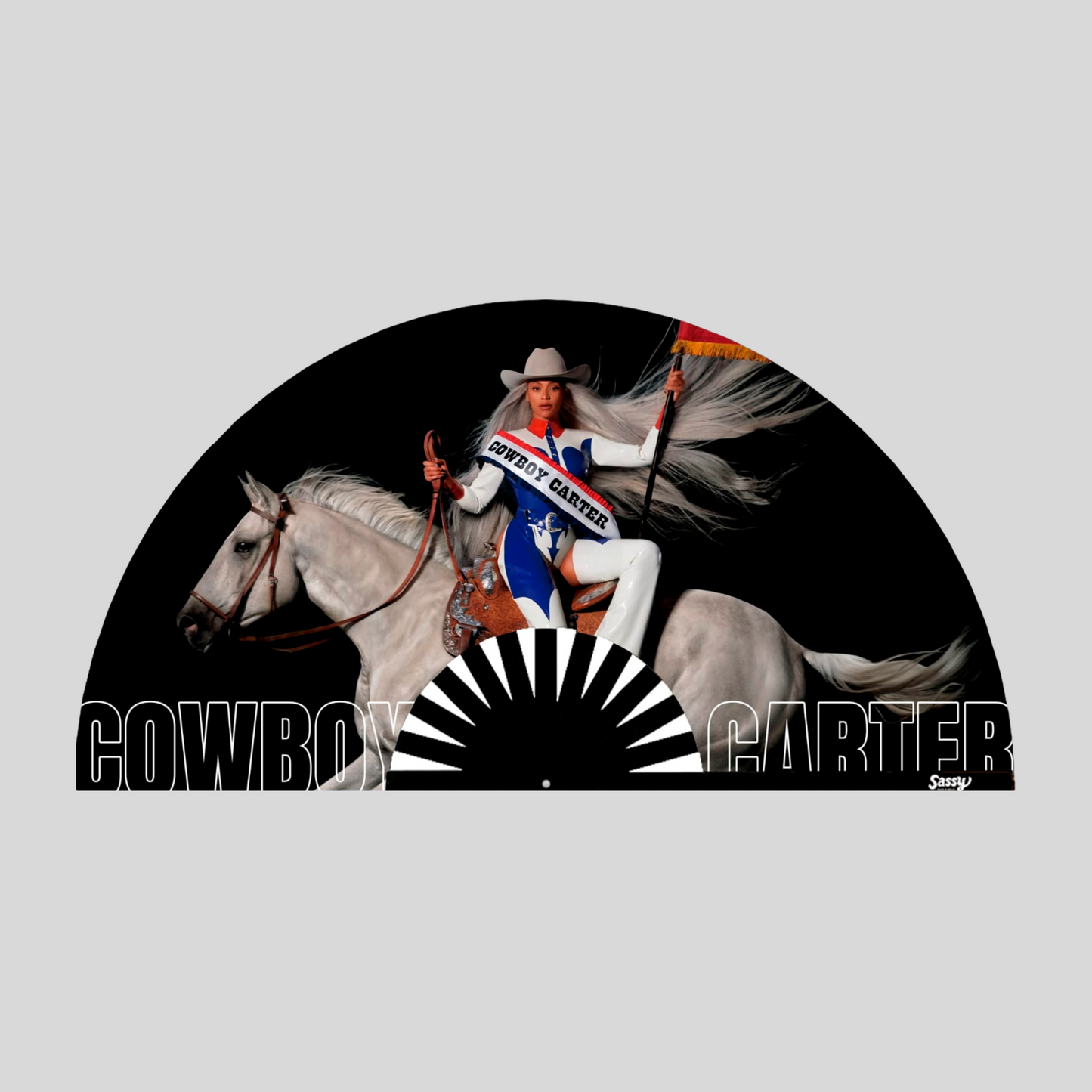 Premium Bamboo Fan – Cowboy Carter