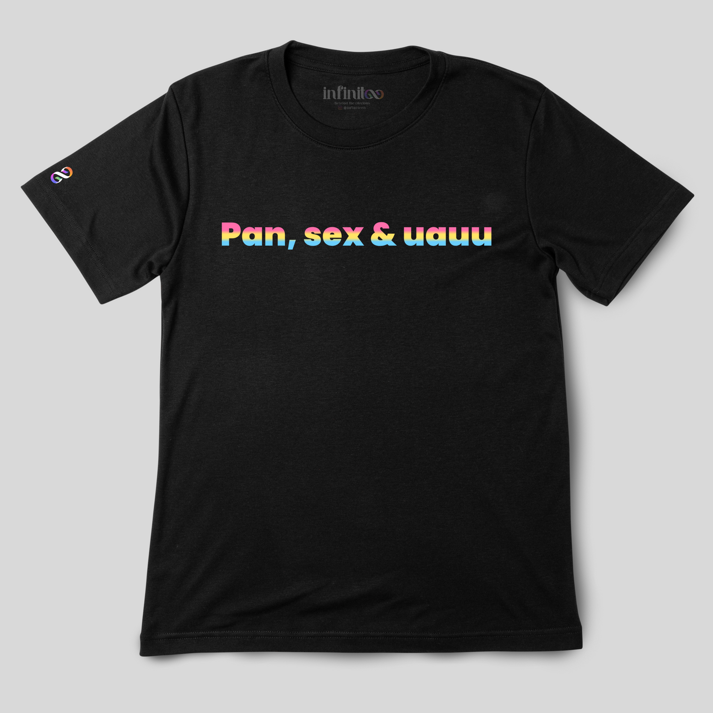 Pansexuauu Basic White/Black Unisex T-shirt