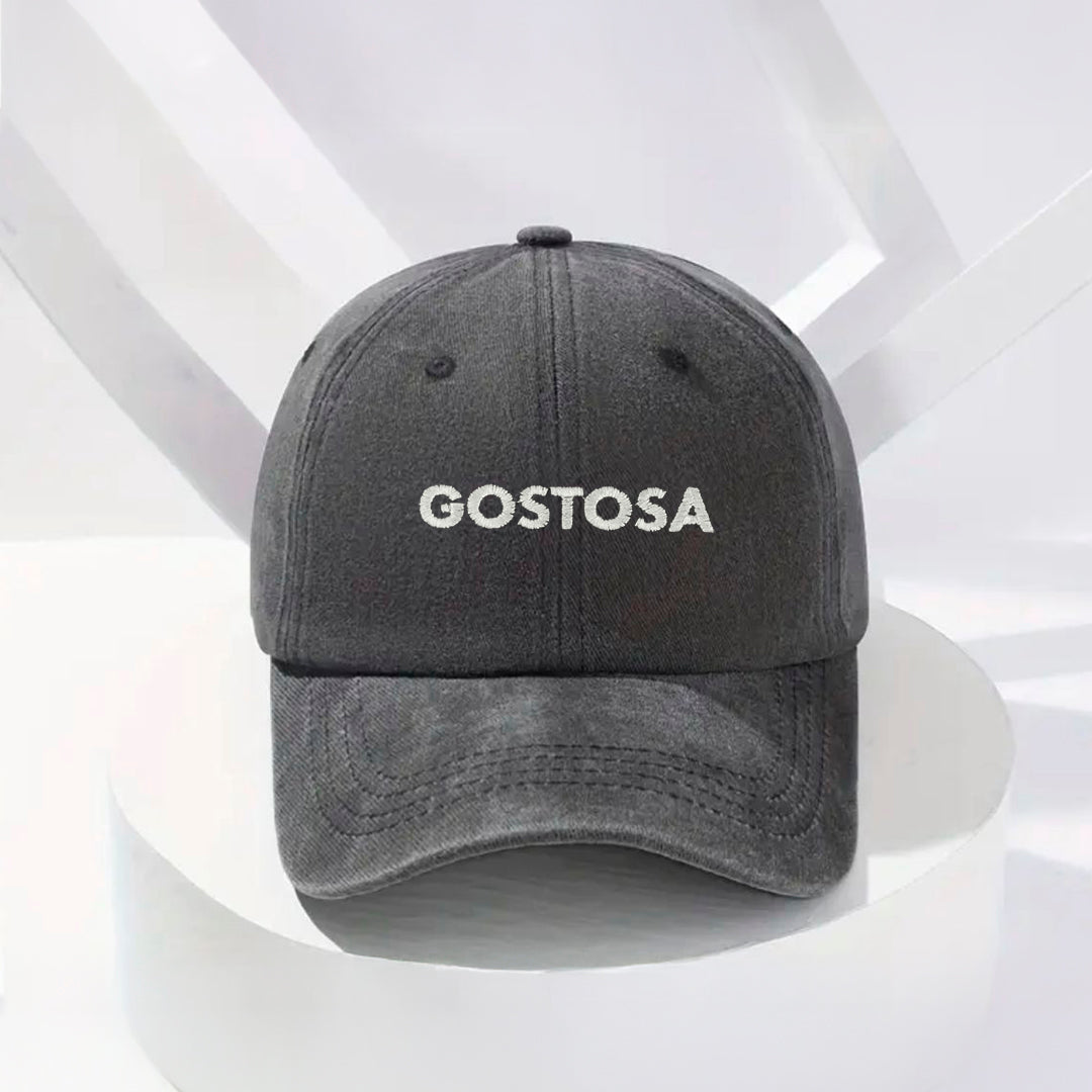 Gostosa Stonewashed Embroidered Hat