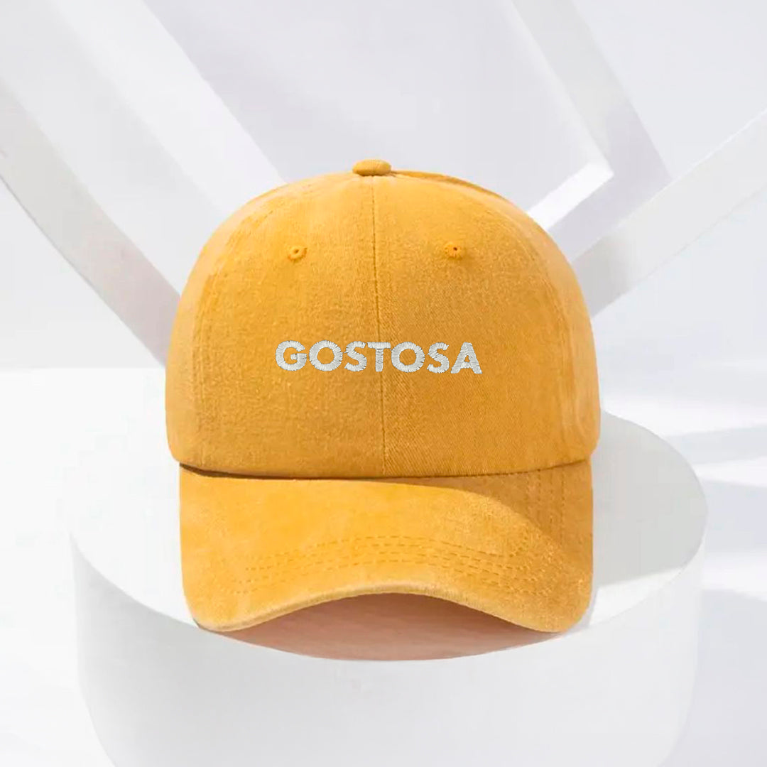 Gostosa Stonewashed Embroidered Hat