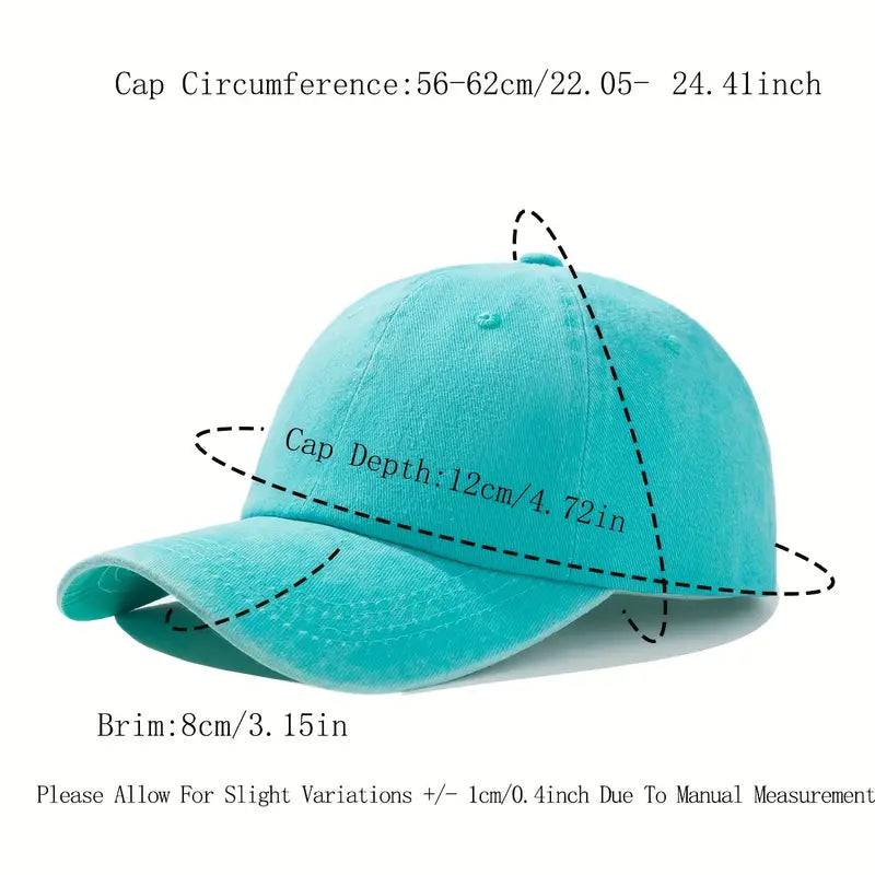 Give Your Jumps Stonewashed Embroidered Hat