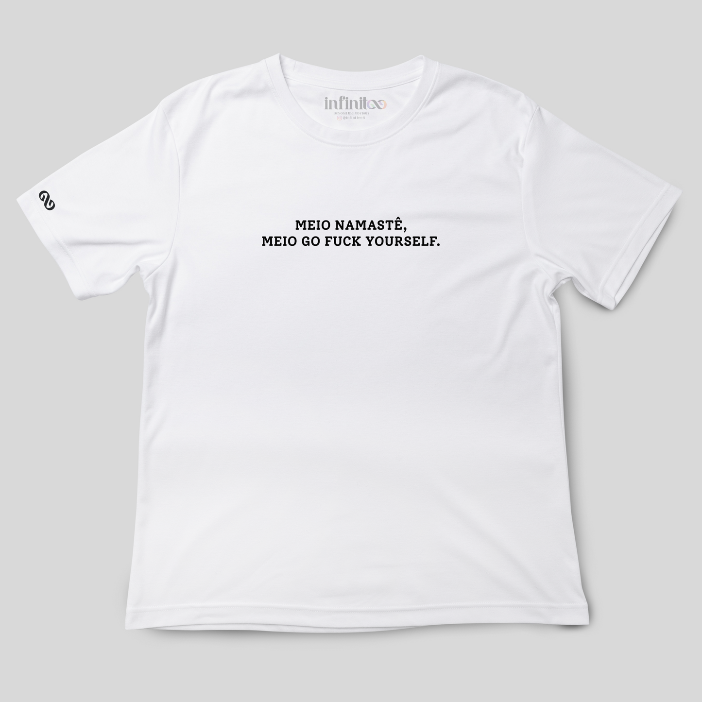 Namastê Basic White/Black Unisex T-shirt
