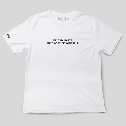 Namastê Basic White/Black Unisex T-shirt