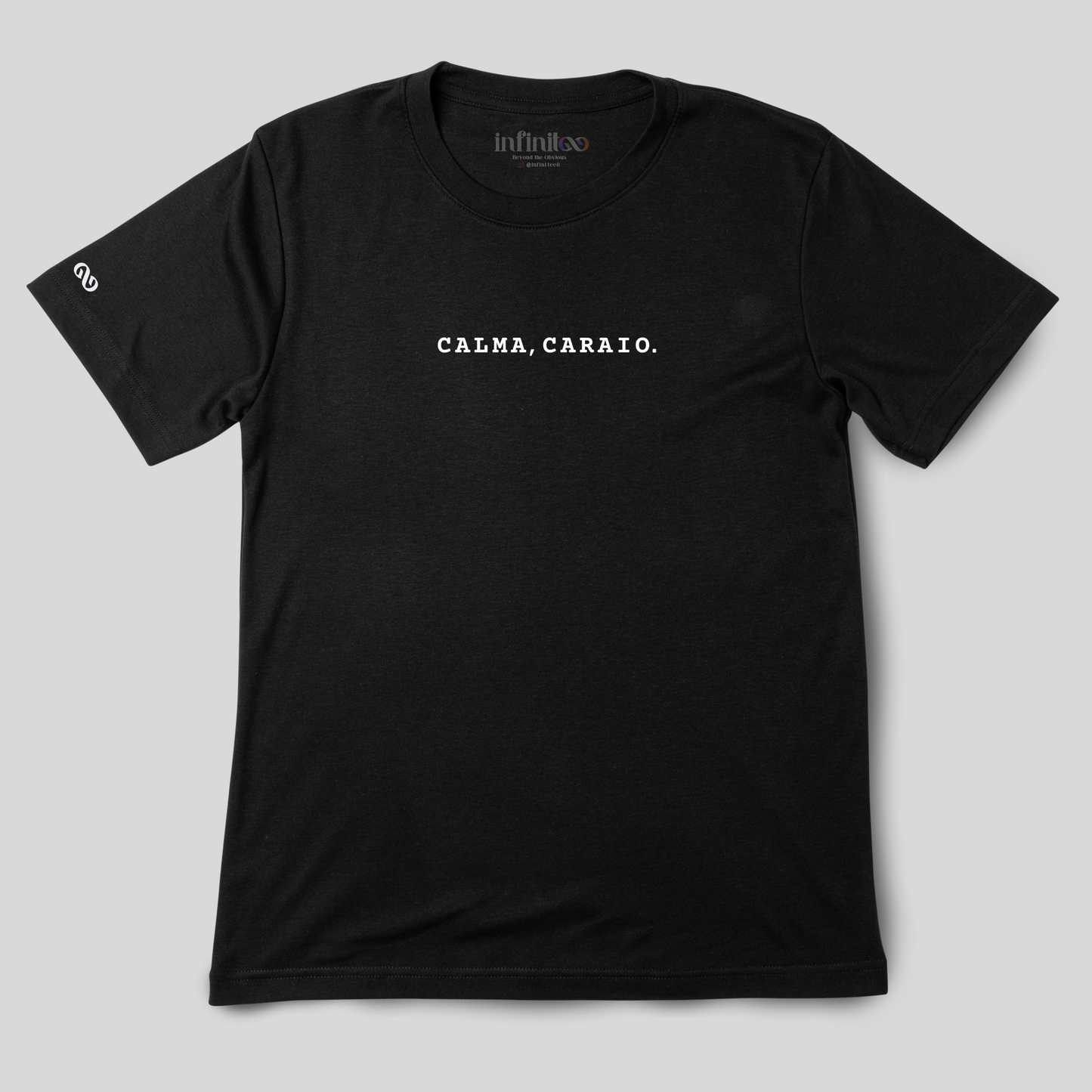 Calma Caraio Basic White/Black Unisex T-shirt