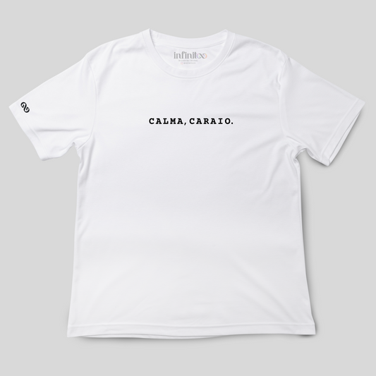 Calma Caraio Basic White/Black Unisex T-shirt