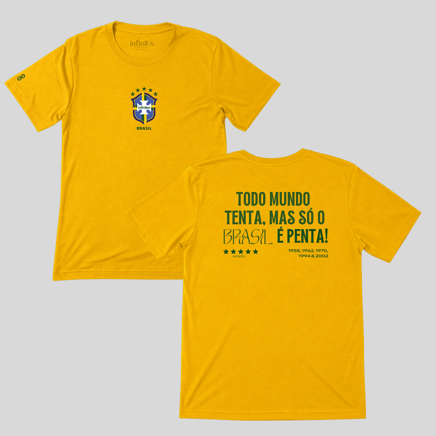 Todo Mundo Tenta, mas só o Brasil é Penta Basic Unisex T-shirt