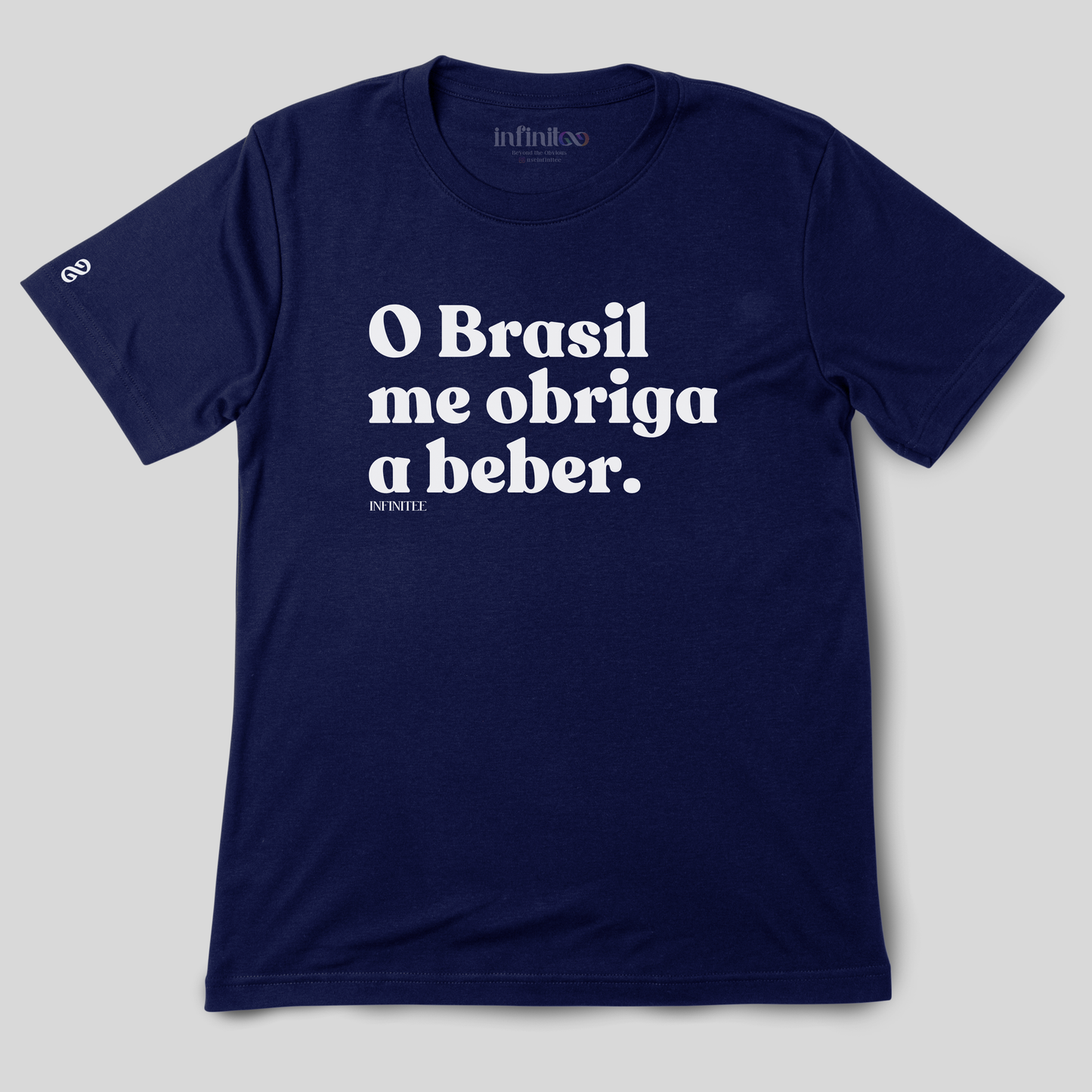 O Brasil Me Obriga a Beber Basic Unisex T-shirt
