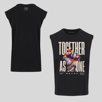 Together As One Premium Cotton Sleeveless Tee