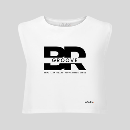 BR Groove White/Black Cropped