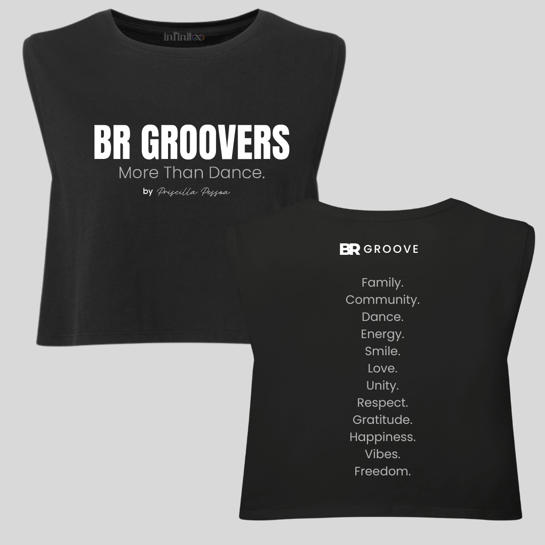 BR Groovers Organic Cotton Cropped Tank