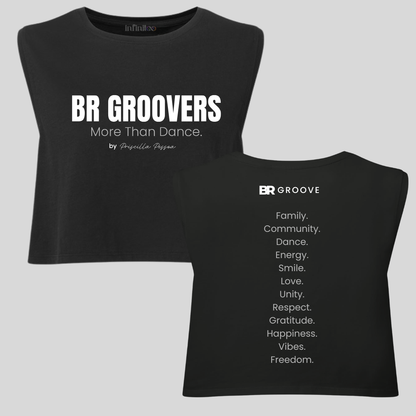 BR Groovers Organic Cotton Cropped Tank
