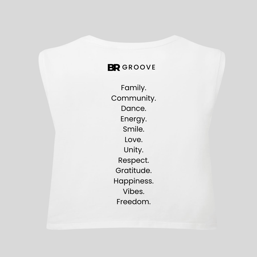 BR Groovers Organic Cotton Cropped Tank