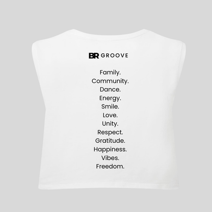 BR Groovers Organic Cotton Cropped Tank