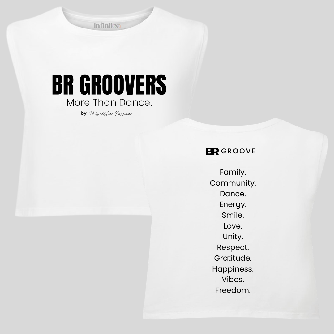BR Groovers Organic Cotton Cropped Tank