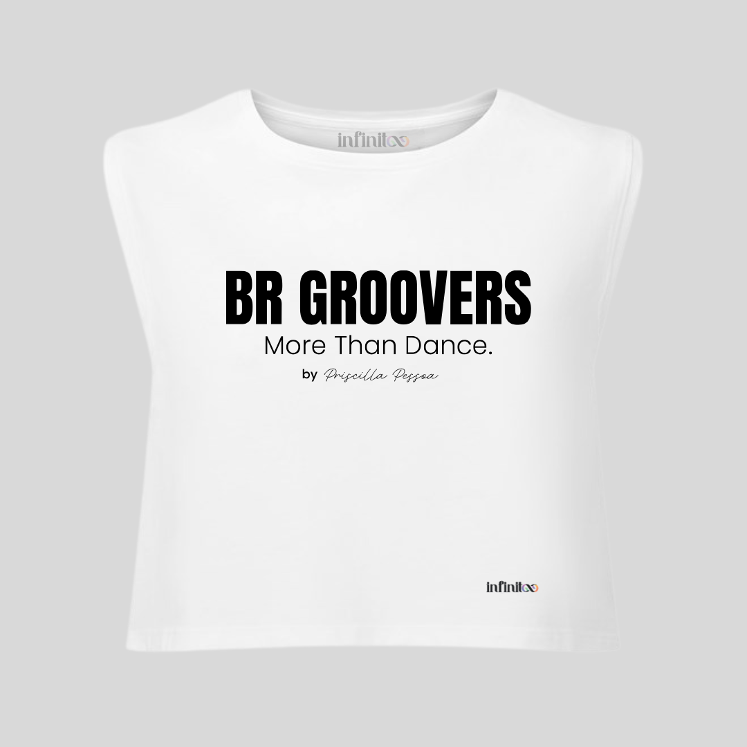 BR Groovers Organic Cotton Cropped Tank