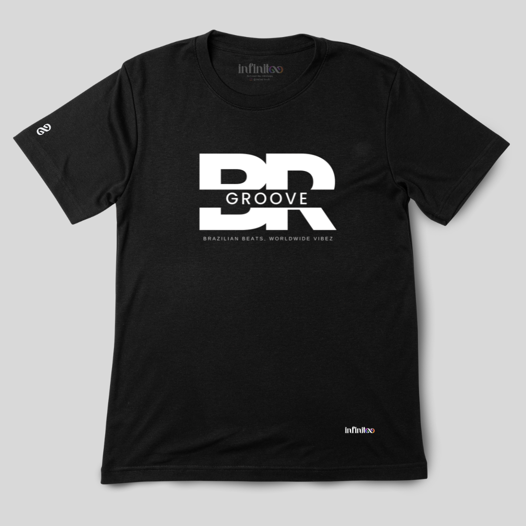 BR Groove Basic White/Black Unisex T-shirt