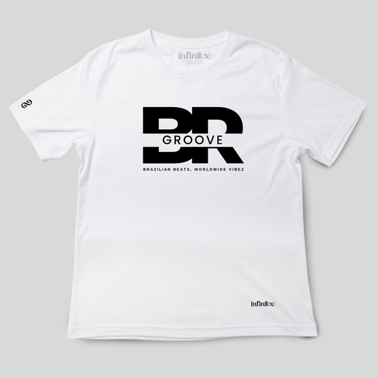 BR Groove Basic White/Black Unisex T-shirt