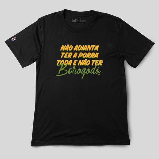 Borogodó Basic White/Black Unisex T-shirt