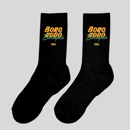 Borogodó Black/White Crew Unisex Socks