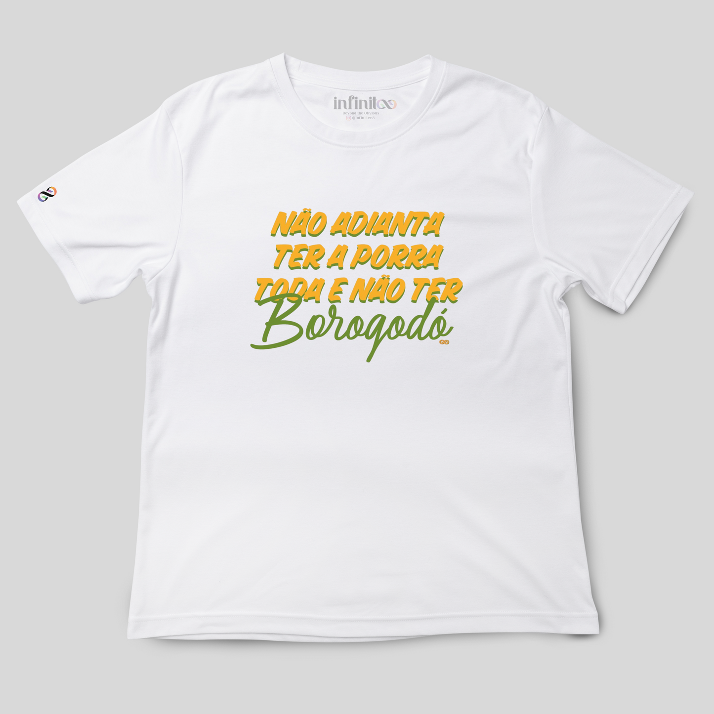Borogodó Basic White/Black Unisex T-shirt