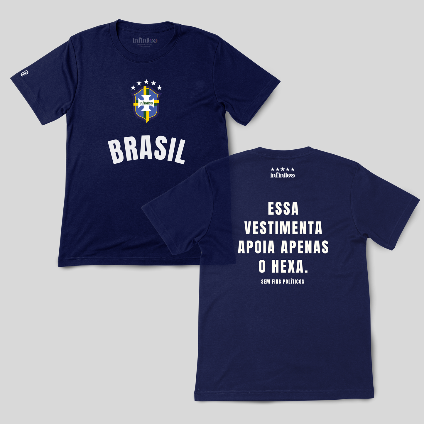 Brasil - Apoia Apenas o Hexa - Basic Unisex T-shirt