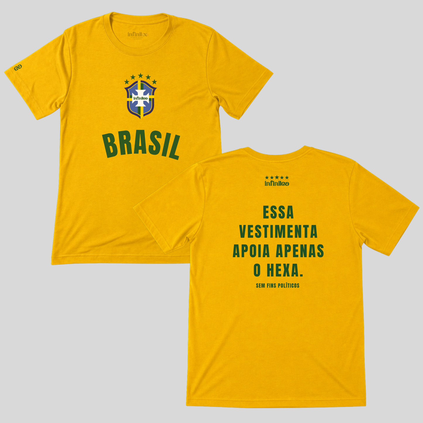 Brasil - Apoia Apenas o Hexa - Basic Unisex T-shirt