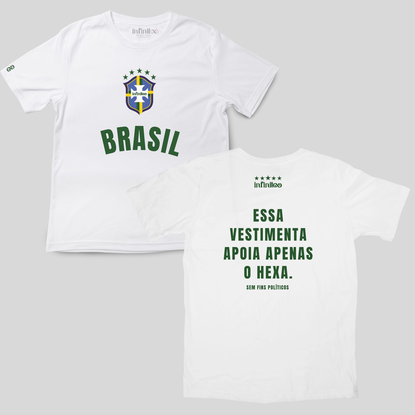 Brasil - Apoia Apenas o Hexa - Basic Unisex T-shirt