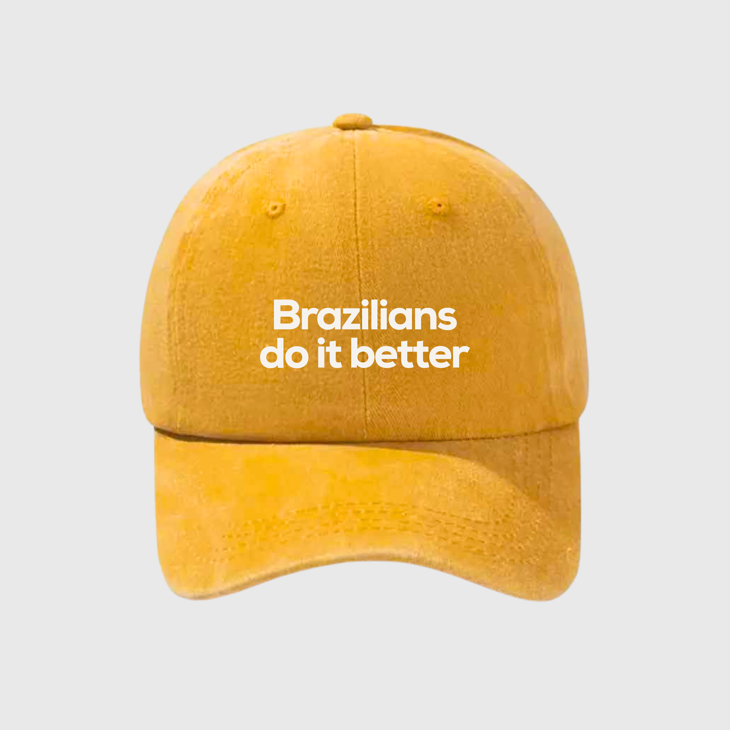 Brazilians do it Better Stonewashed Embroidered Hat