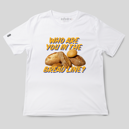 Bread Line Basic White/Black Unisex T-shirt