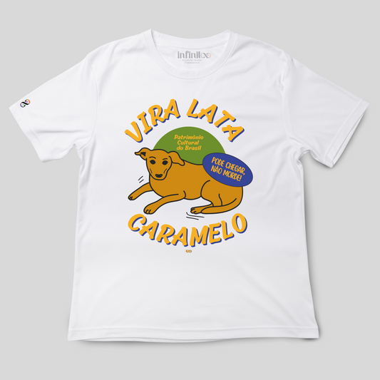 Vira Lata Caramelo Basic White/Black Unisex T-shirt