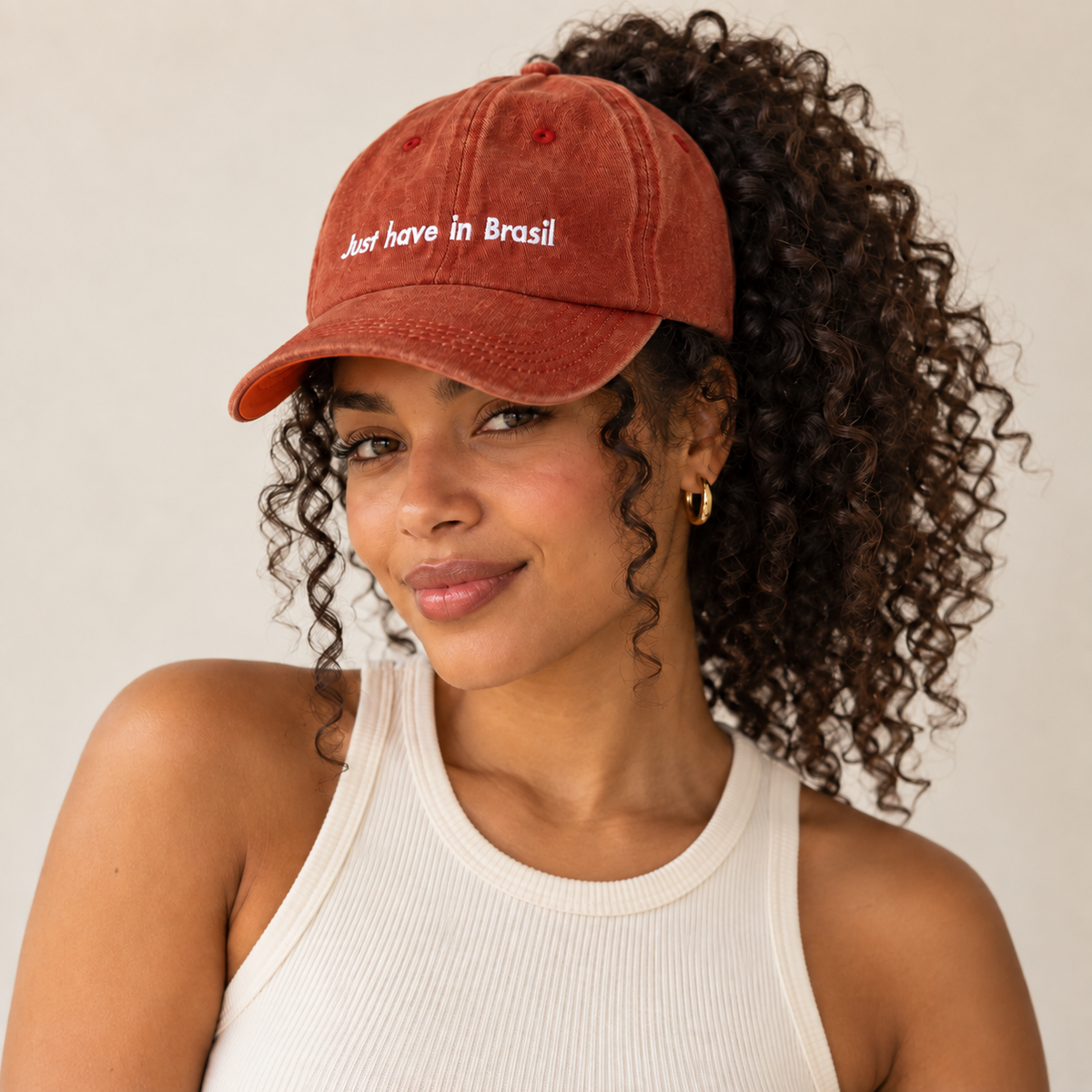 Just Have in Brasil Curly Hair Hat