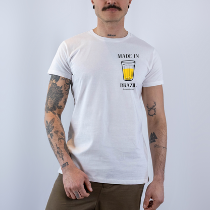 Copo Americano Basic White Unisex T-shirt