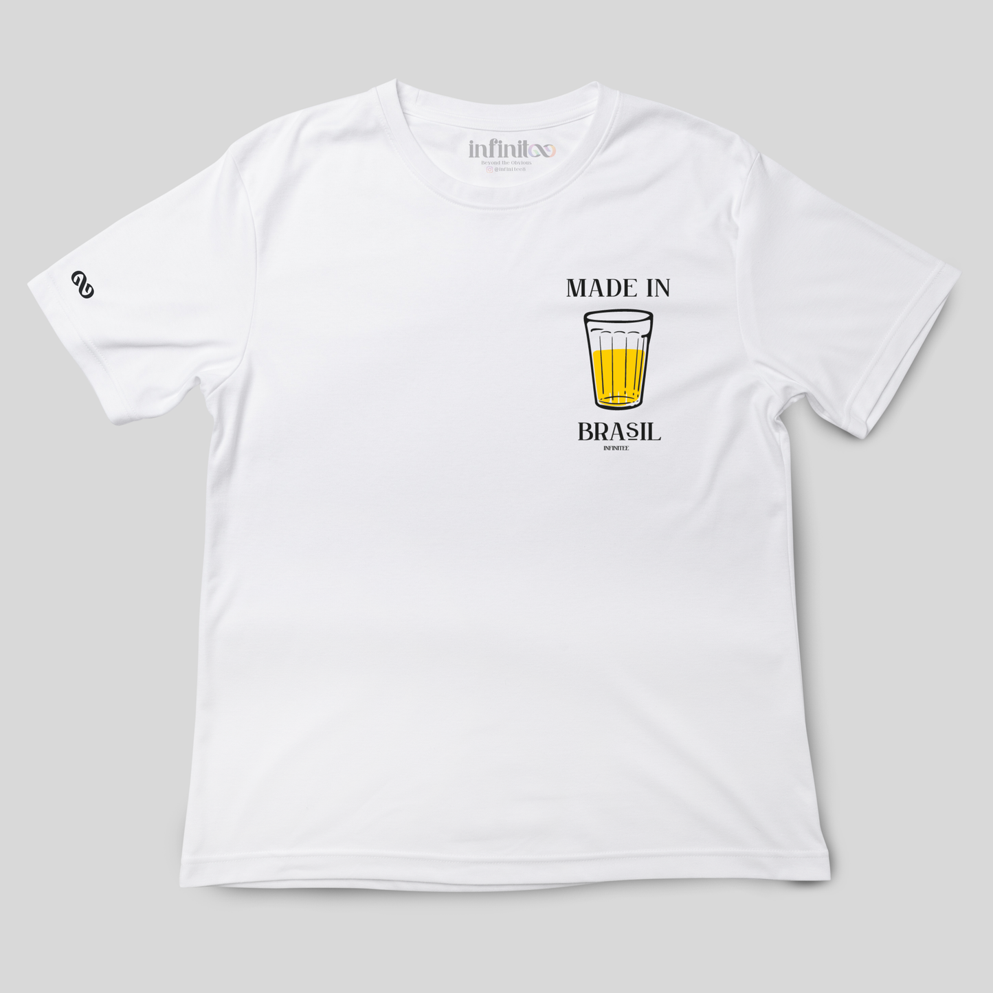 Copo Americano Basic White/Black Unisex T-shirt