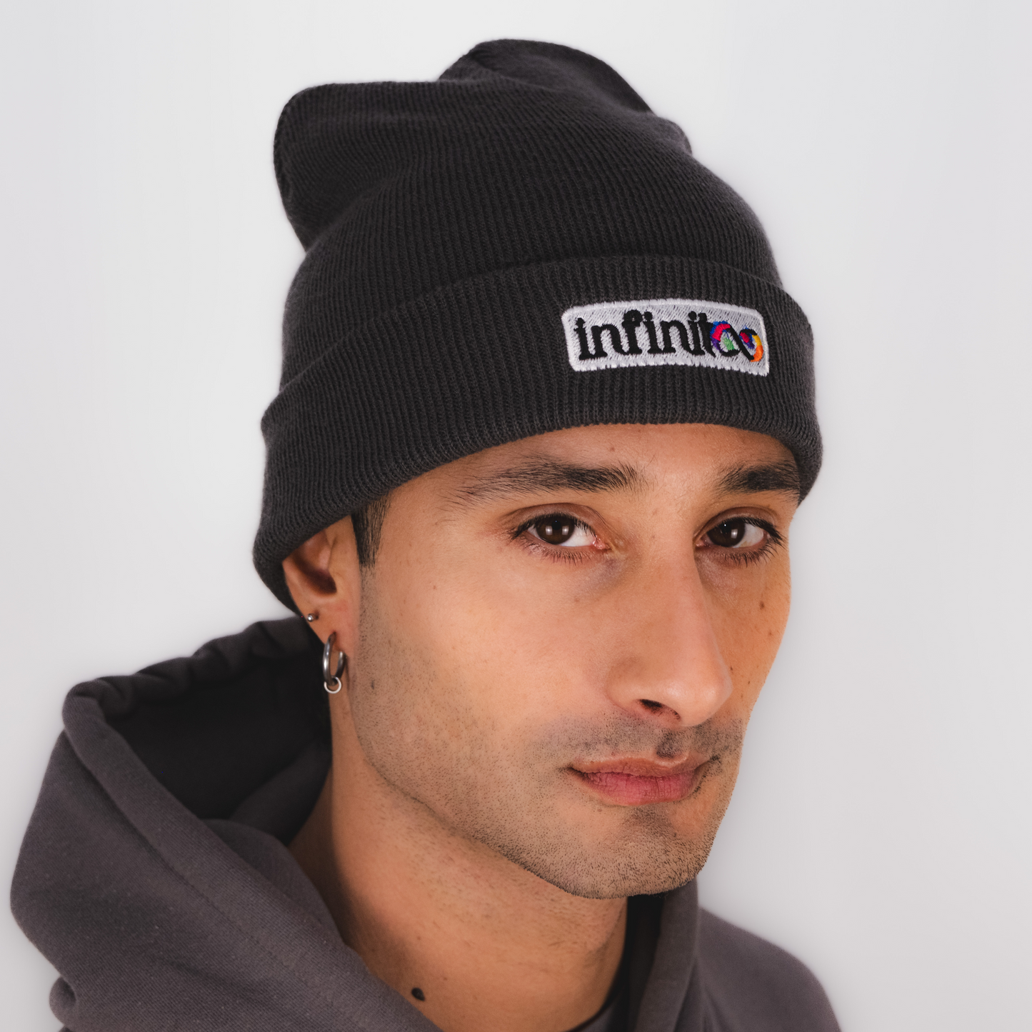 DualStyle Grey Cuffed Beanie - I Don't Care