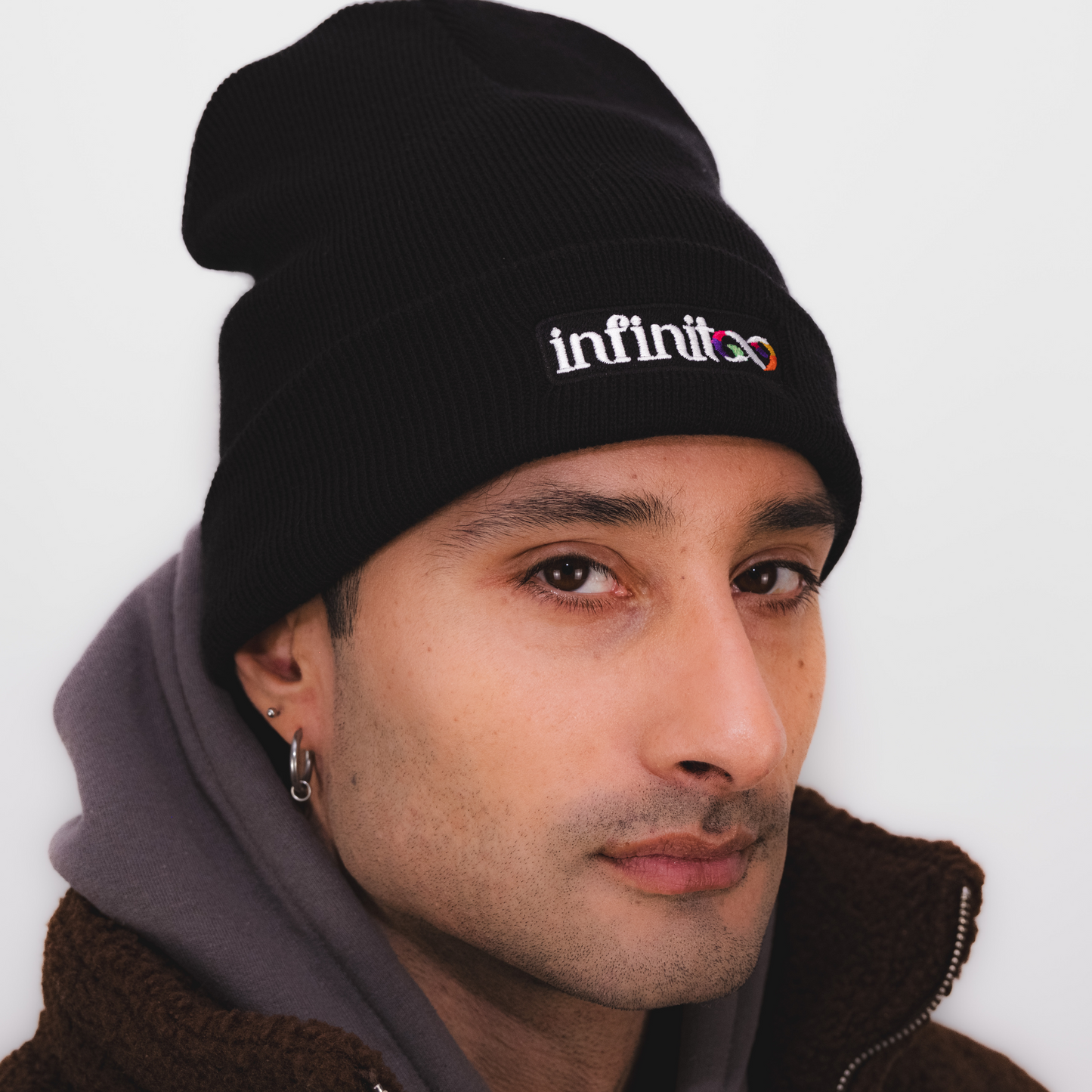 DualStyle Black Cuffed Beanie - Fuck Off