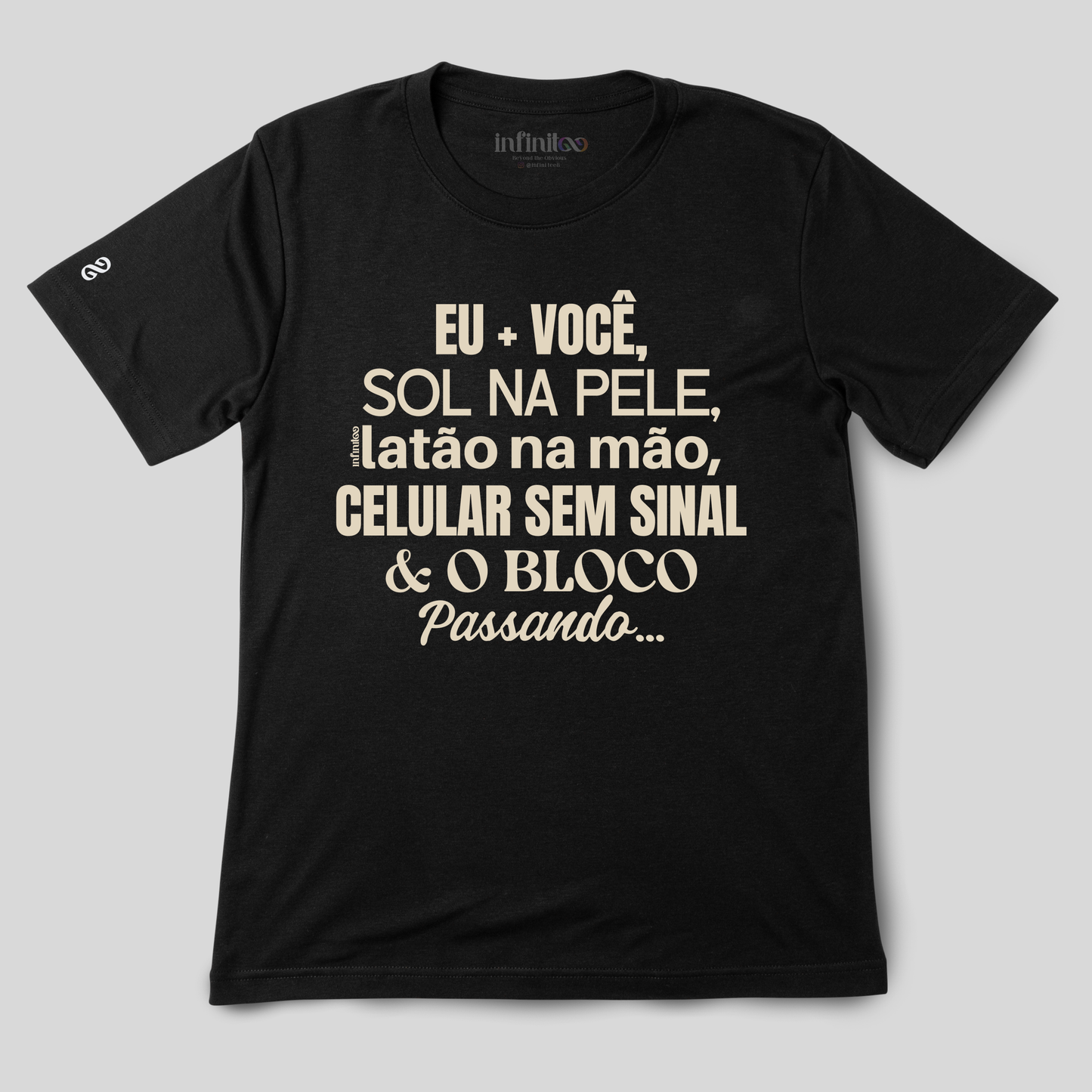 Eu+Você E O Bloco Passando Basic Unisex T-shirt