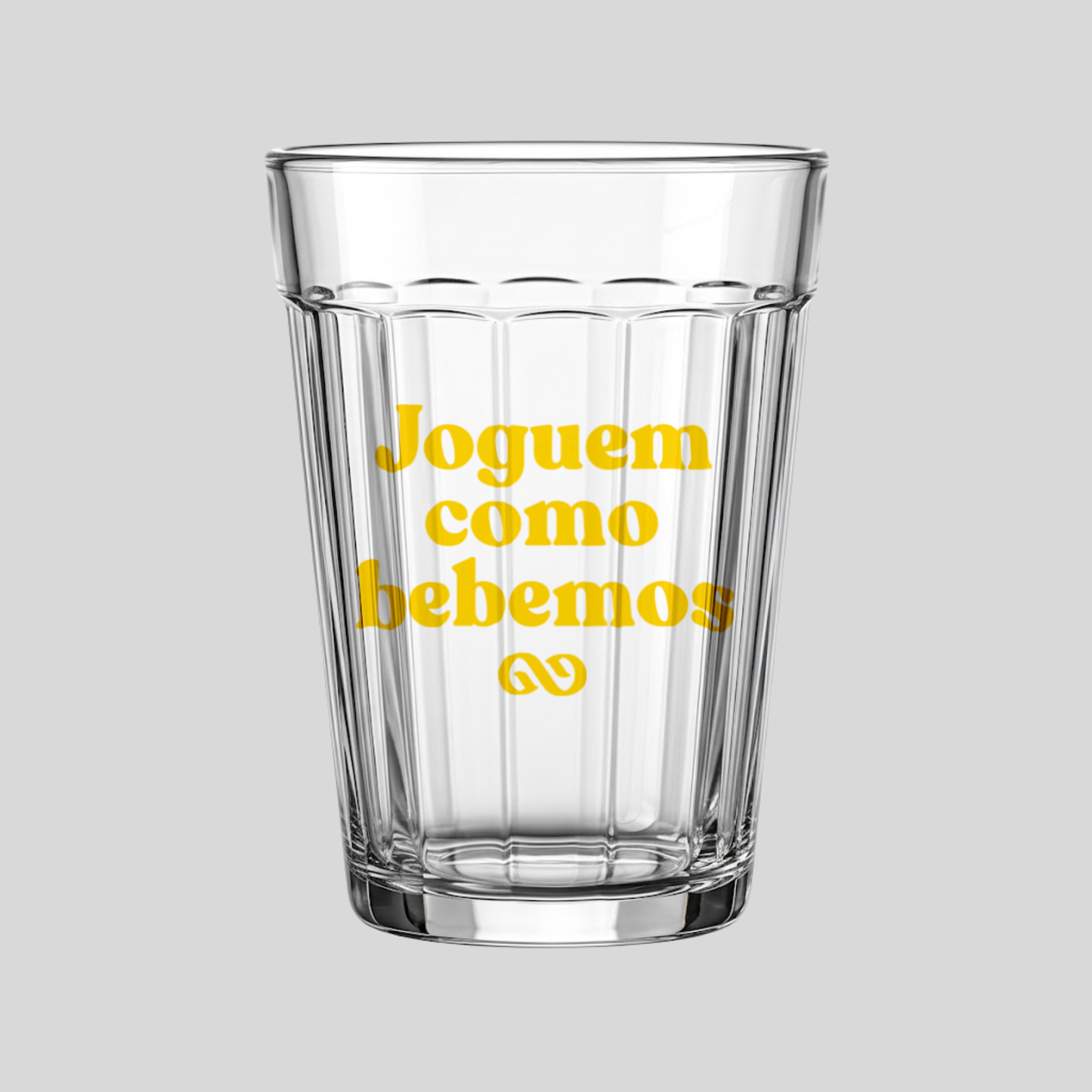 Brazilian Glass Cup – Joguem como bebemos  by Infinitee