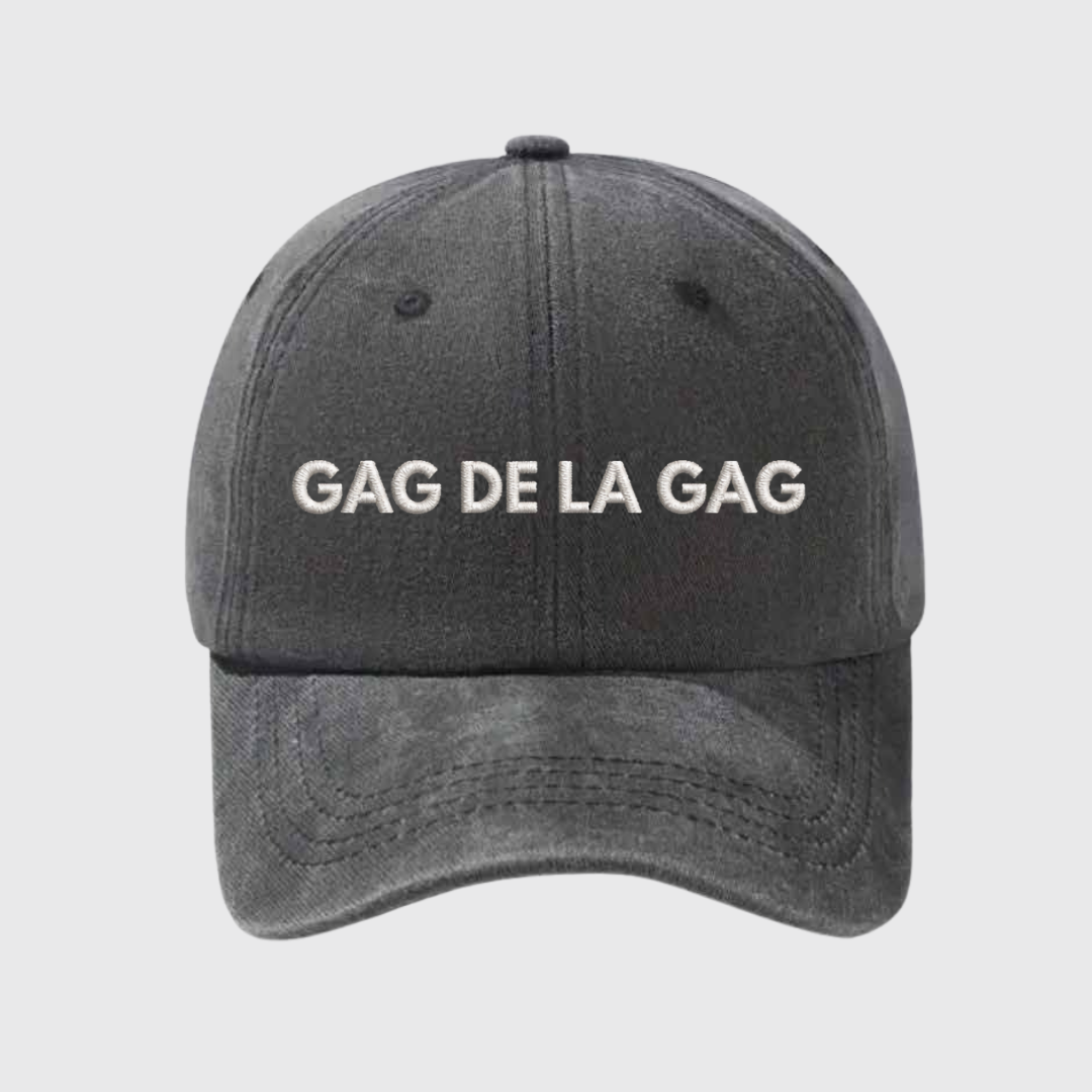 Gag de la Gag Stonewashed Embroidered Hat