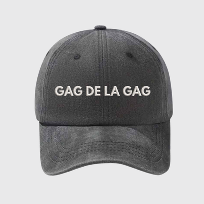 Gag de la Gag Stonewashed Embroidered Hat