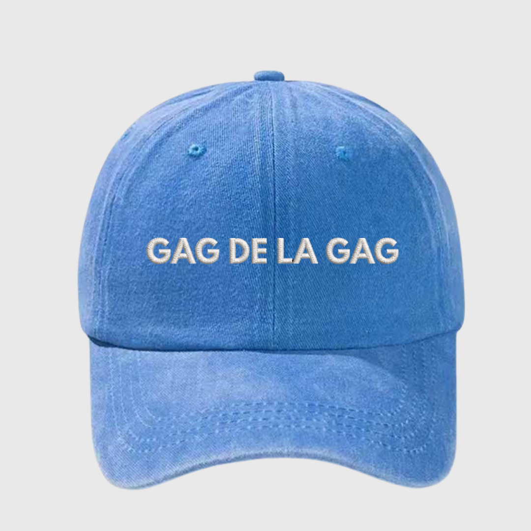 Gag de la Gag Stonewashed Embroidered Hat