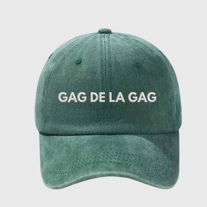 Gag de la Gag Stonewashed Embroidered Hat
