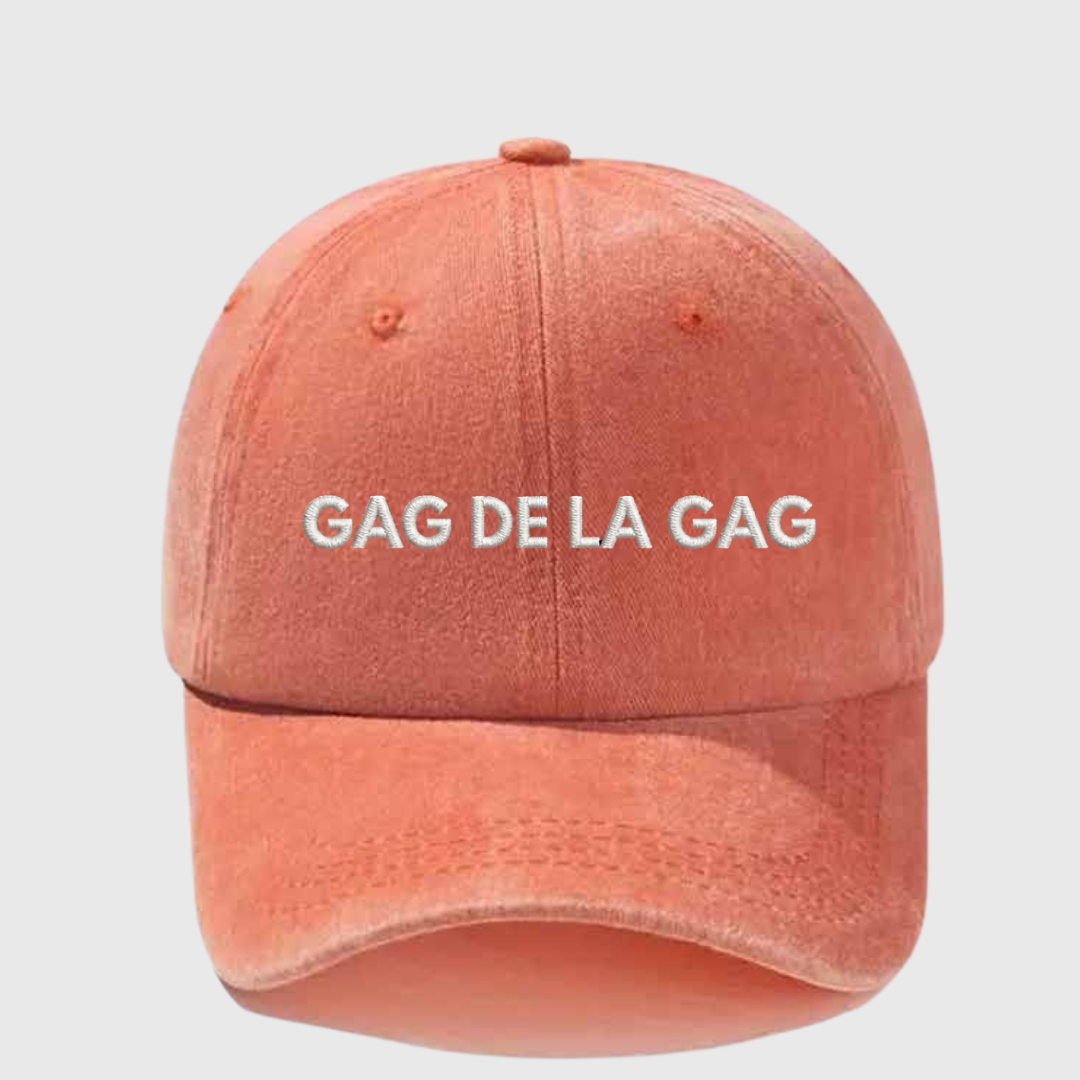 Gag de la Gag Stonewashed Embroidered Hat