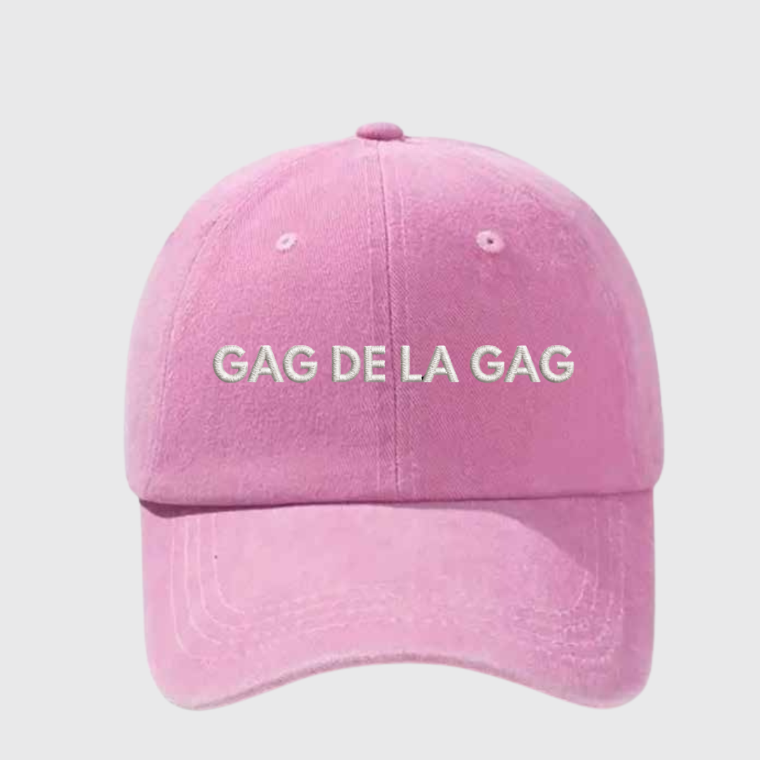Gag de la Gag Stonewashed Embroidered Hat