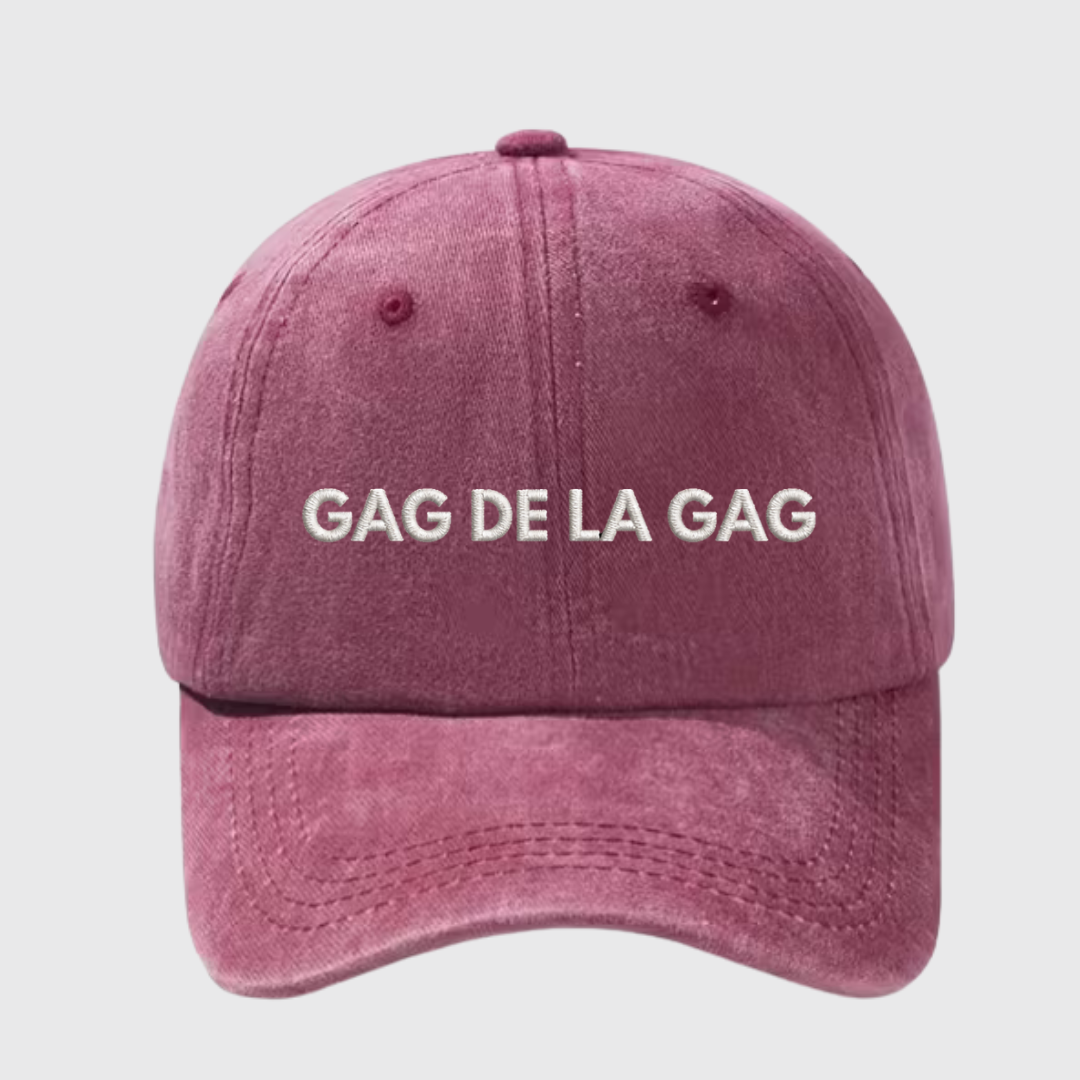 Gag de la Gag Stonewashed Embroidered Hat
