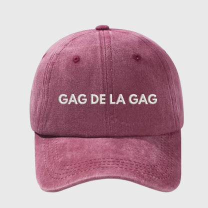 Gag de la Gag Stonewashed Embroidered Hat