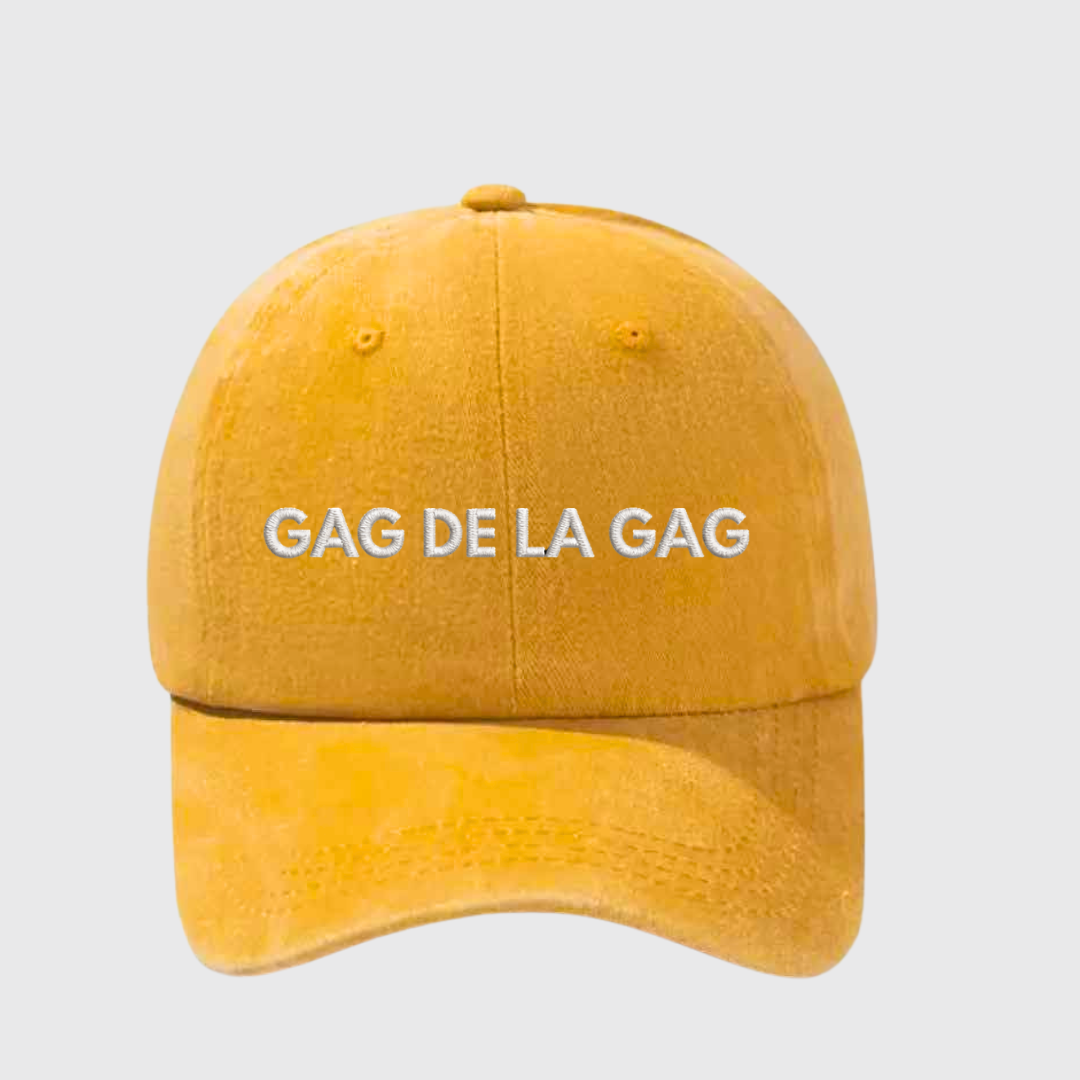 Gag de la Gag Stonewashed Embroidered Hat