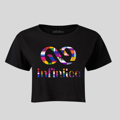 Infinitee Pride Edition Premium Cotton Cropped T-Shirt