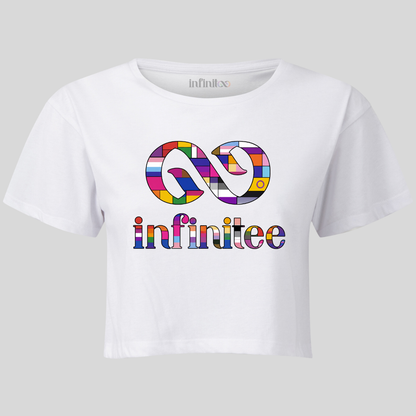 Infinitee Pride Edition Premium Cotton Cropped T-Shirt
